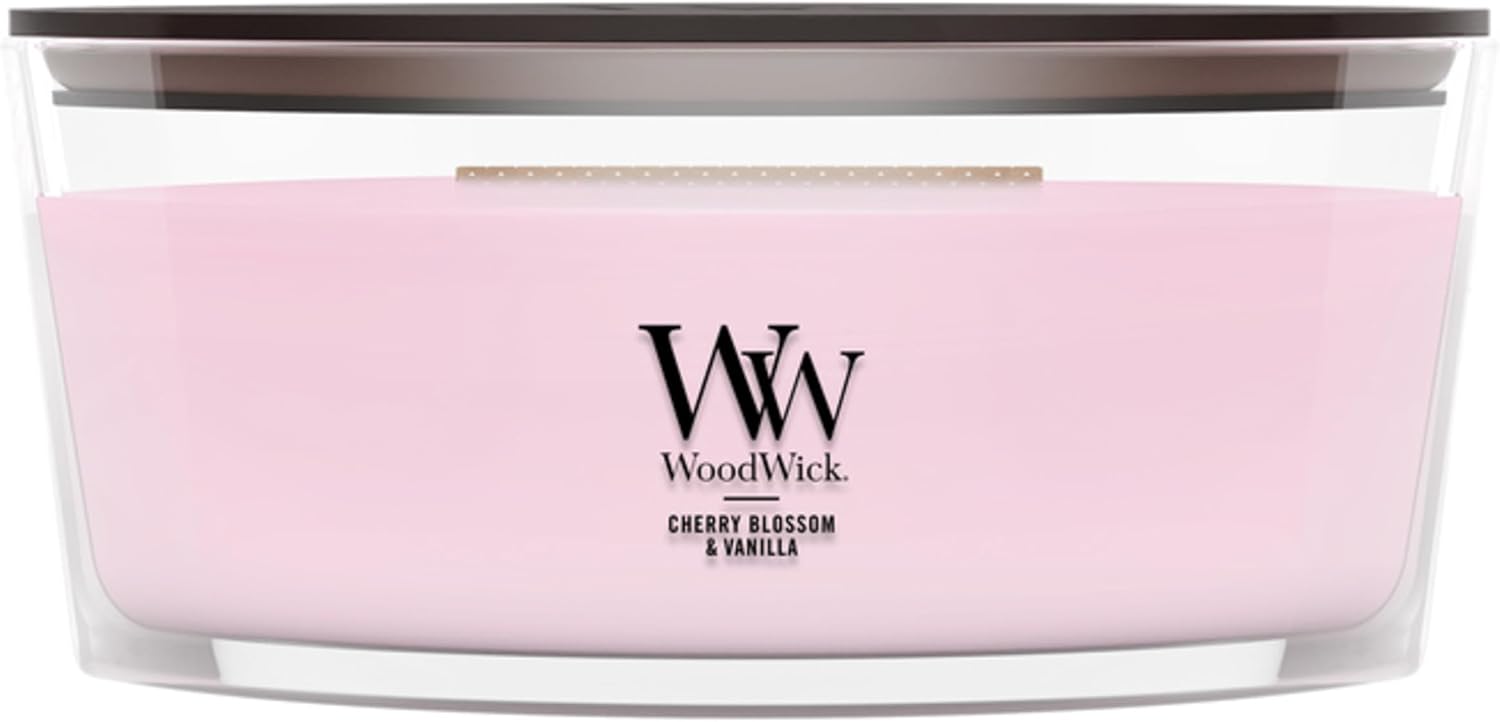 WoodWick Fireside Holiday Candle Gifts for Women and Men, 9.7 oz Medium Hourglass Candle with Crackling Wick
