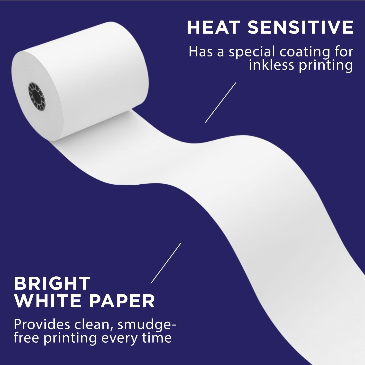 PaperPlanet Thermal Paper for Toast TP200 Printer | 20 Rolls | Thermal Receipt Paper, Compatible with Toast TP200 Printer