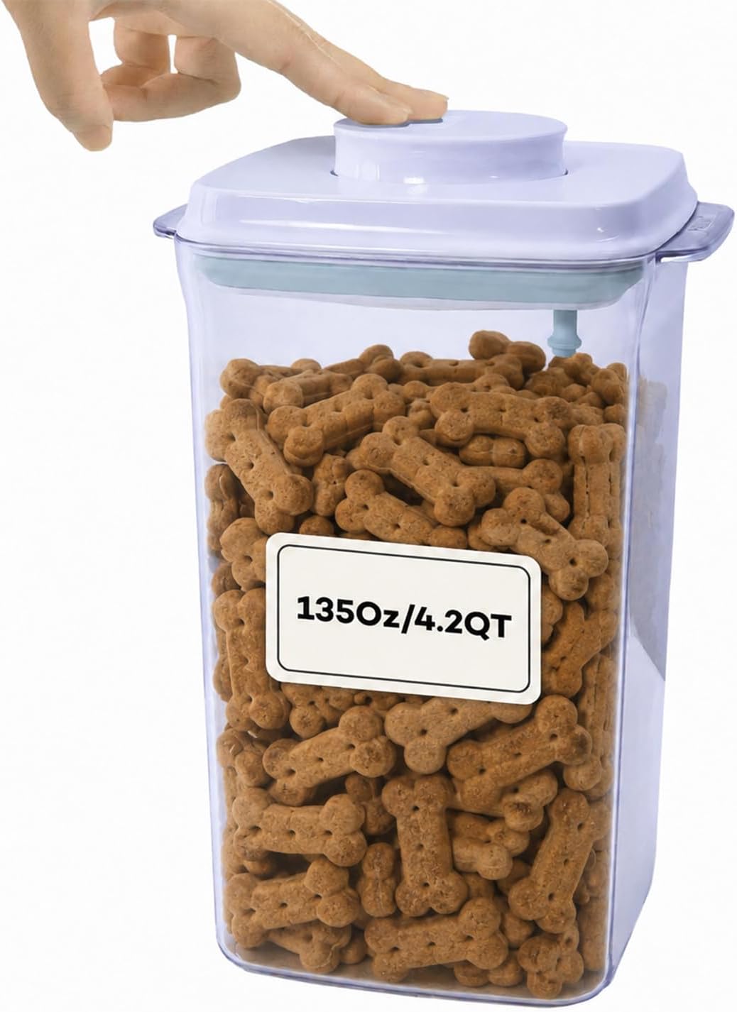 Bop Top Airtight Food Storage Containers | Pop-Top Lid | 16.5 Cups / 135 Oz