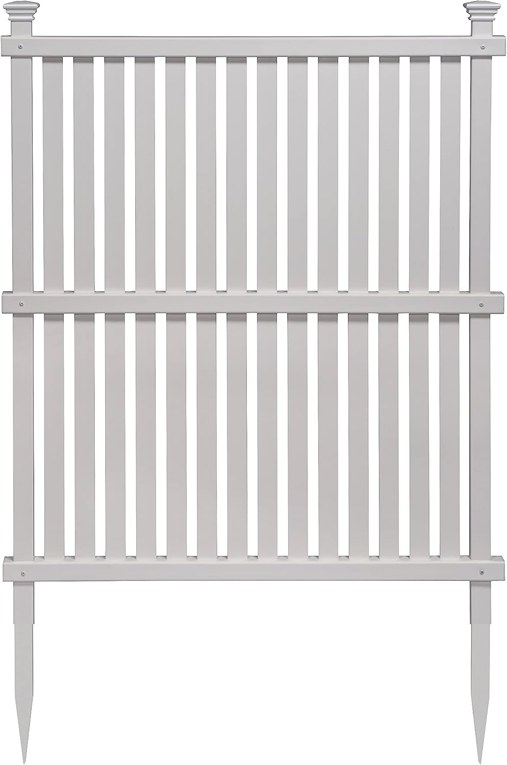 Enclo Wilmington Privacy Screen 2pk, White Vinyl DIY No Dig Kit | 45.5inH x 36.5inW, 2 Panels, ZP19008