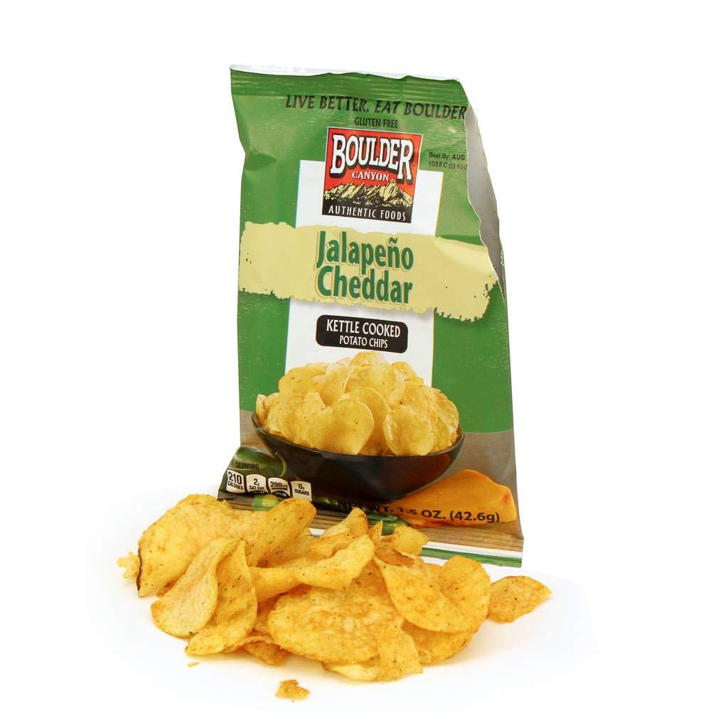 Boulder Canyon Avocado Oil Sea Salt Potato Chips 6 Count, 1.25 OZ