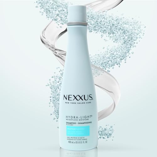 Nexxus Hydralight Shampoo for Hydration for Oily Roots and Dry Ends Hair Care Powered by Aquabank Booster Technology with Glycerin 13.5 oz