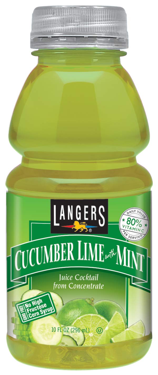 Langers Juice Cocktail, Pineapple Orange Guava, 15.2 Fl Oz (Pack of 12)
