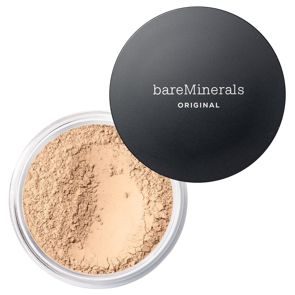 bareMinerals Original Loose Powder Foundation SPF 15 - Powder Face Makeup with Added Sun Protection - Sheer to Full Coverage Foundation