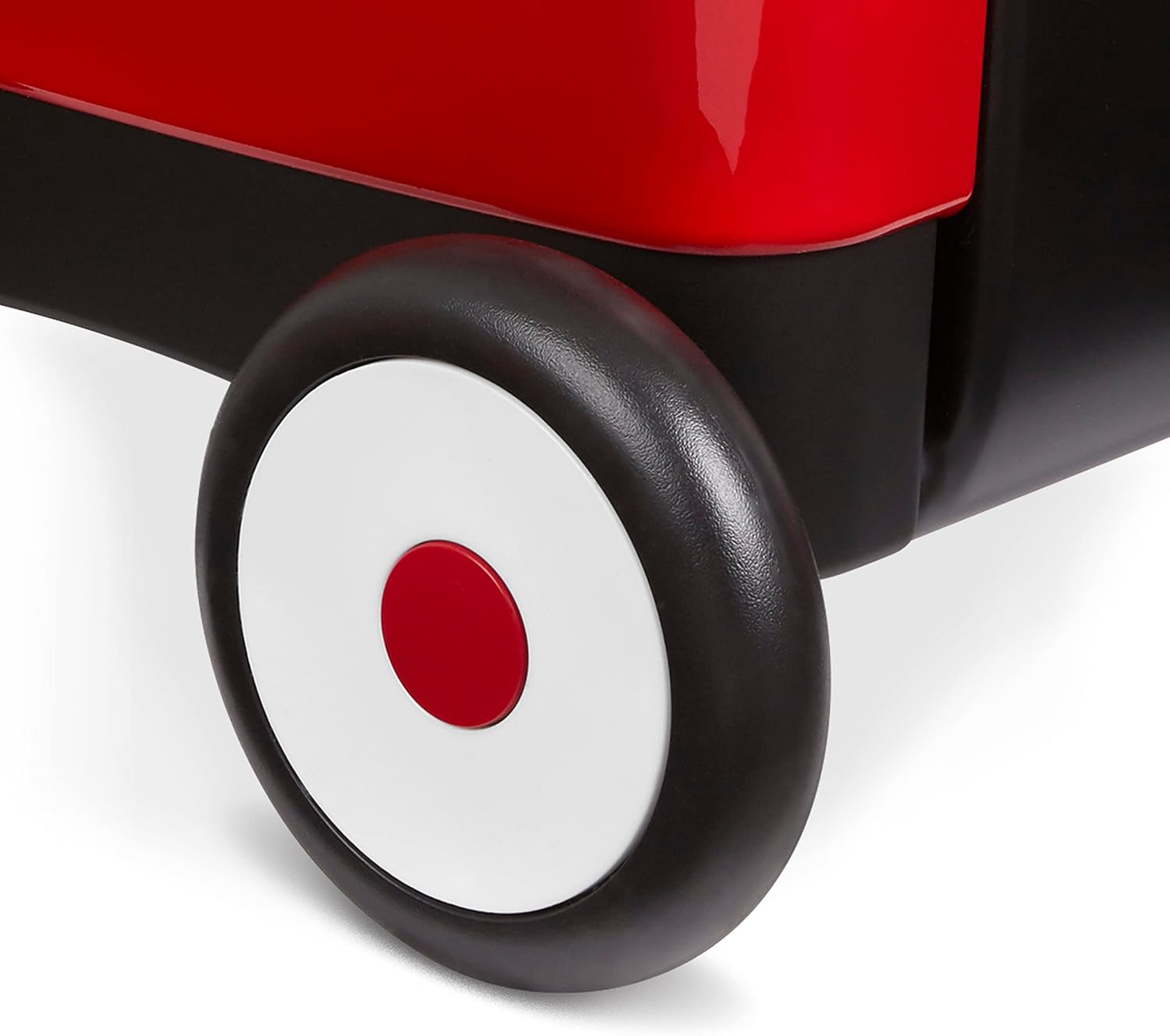 Radio Flyer Push & Pull Walker Wagon with Teddy Bear, Ages 1-4 Years, Red