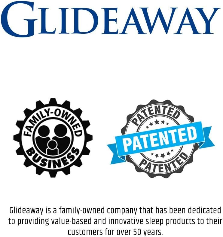 Glideaway X-Support Bed Frame Support System, GS-3 XS Model - 3 Cross Rails and 3 Legs - Strong Center Support Base for Full, Queen and King Mattress