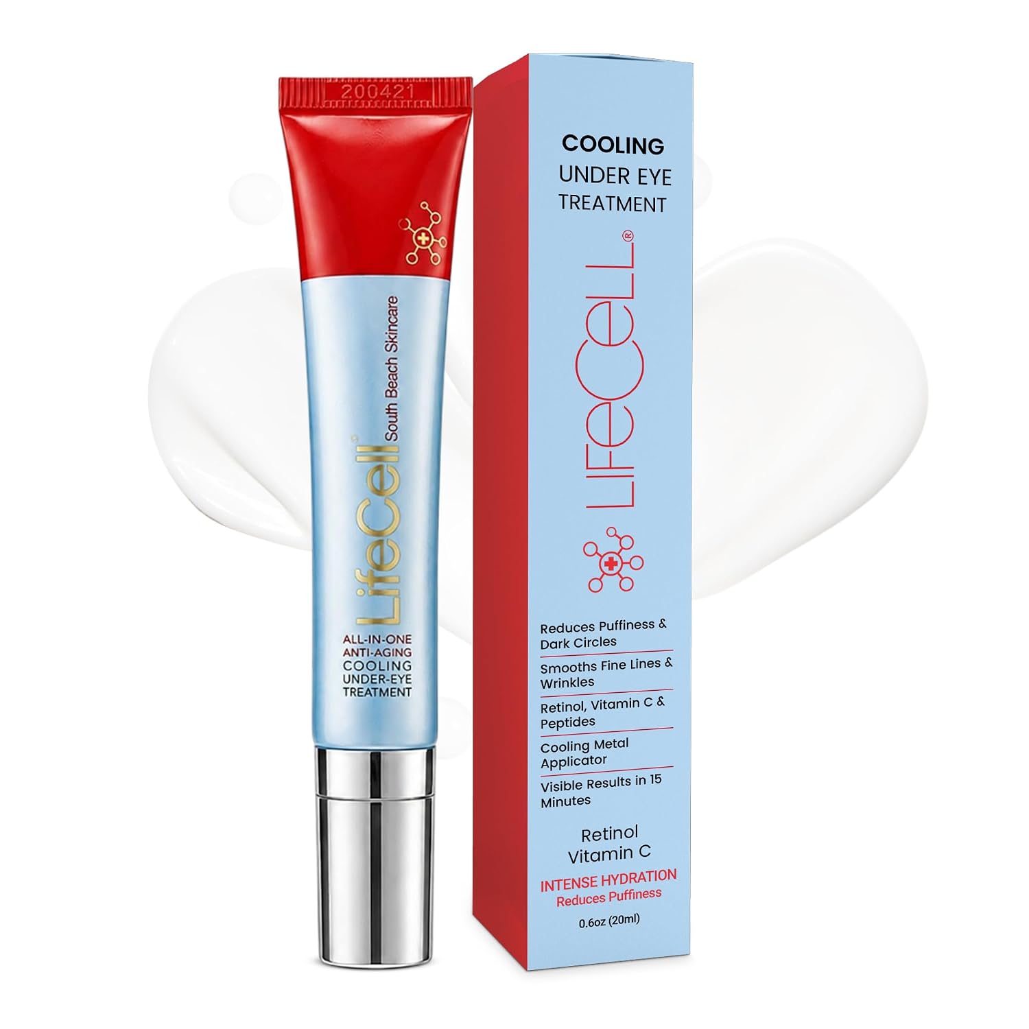 LifeCell All-in-One Under Eye Cream for Puffiness, Dark Circles & Wrinkles | LifeCell All-in-One Under Eye Cream for Puffiness