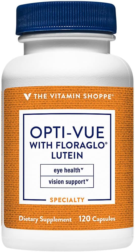 The Vitamin Shoppe Opti-Vue with FloraGLO Lutein - Eye Health & Vision Support | Comprehensive Eye Formula | 240 Capsules | Macular Health