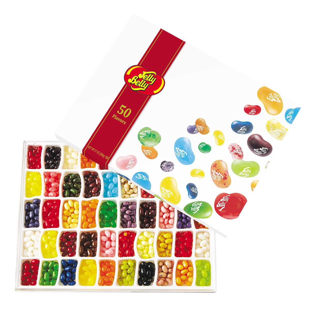 Jelly Belly Jelly Beans, 20 Flavors, .35-oz Trial Size Packs, 80 Count