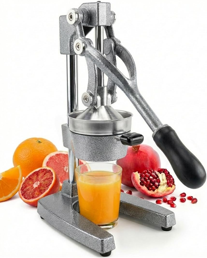 Eurolux Ultra-Premium Cast Iron Juicer | Extra-Large, Heavy Duty, Commercial Grade