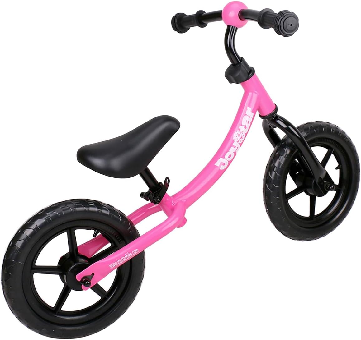 JOYSTAR Toddler Balance Bike 2-5 Year Old, No Pedal, Adjustable Seat | 12" Balance Bike Push Bike Adjustable Handlebar Lightweight Steel Frame, Ideal Gift for Boys and Girls