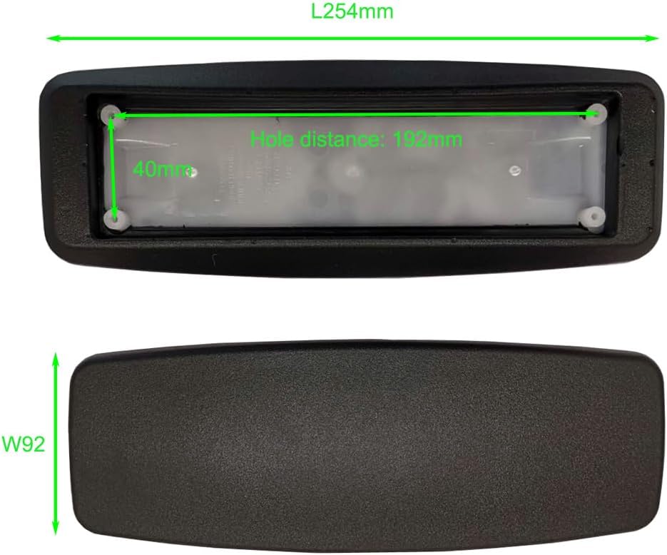 New Replacement Arm Pads Caps for Steelcase Leap V2, Amia Office Chair Black (2pc)