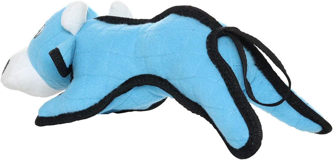 TUFFY® : Cow Dog Toy: Ultra Durable Plush Toy with Multiple Layers & Reinforced Seams, Washable and Floats, Original Construction