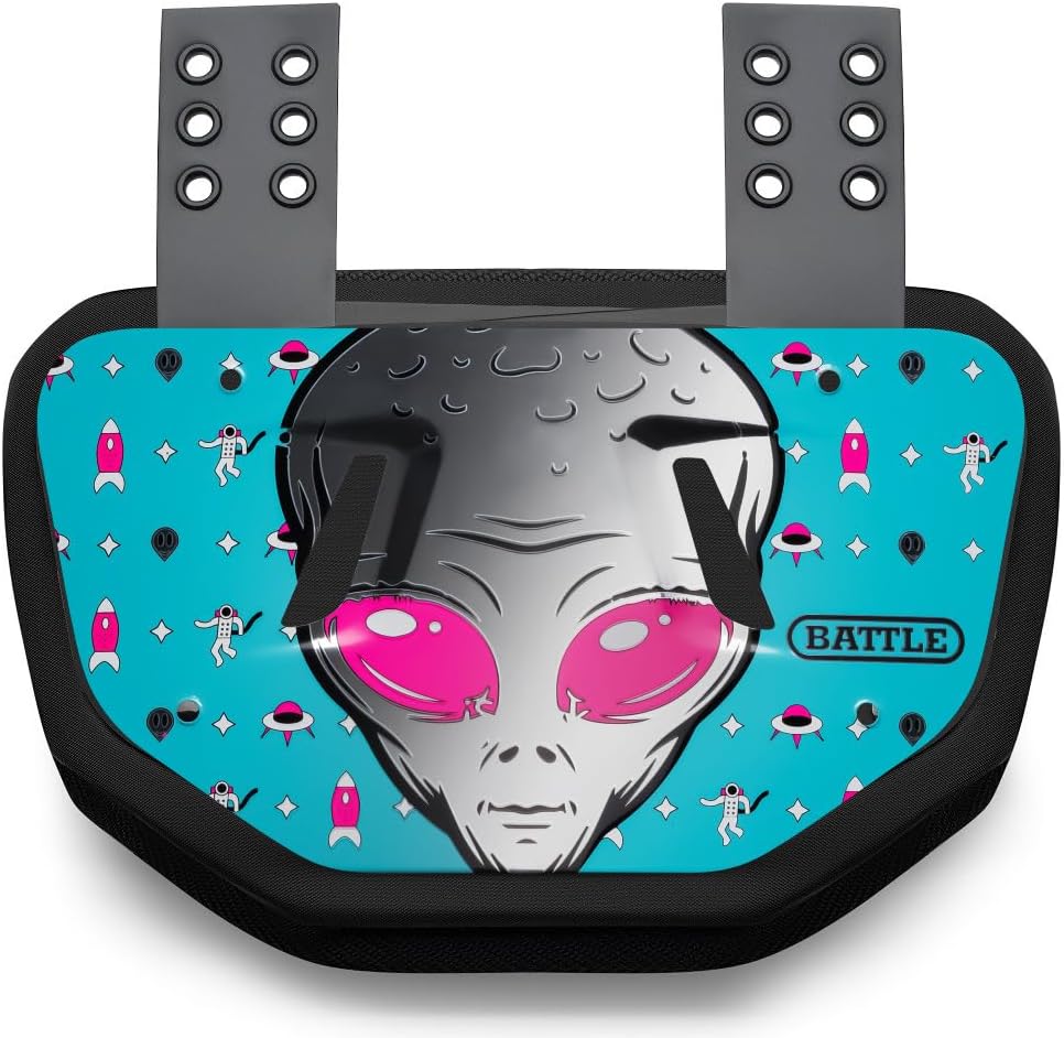 Battle Sports Novelty Football Back Plate, Kids, Adults
