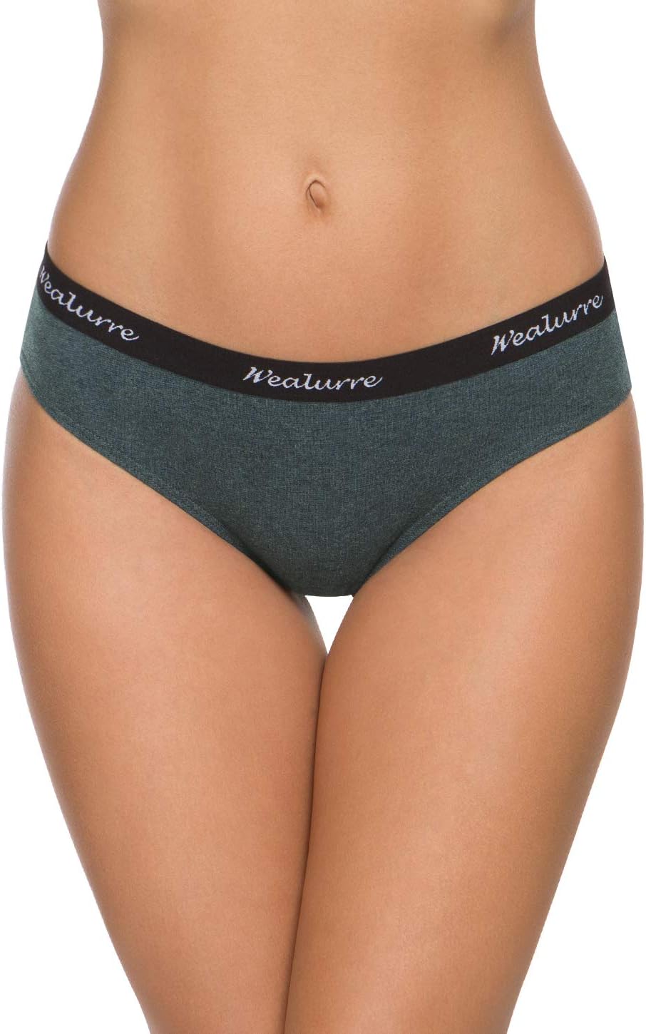 Wealurre Womens Underwear Cotton Bikini Breathable Sport Low Rise Panty for Women Multipack