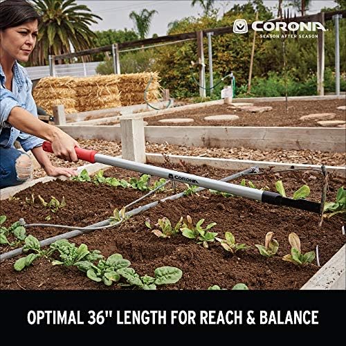 Corona GT 3244 Extended Reach Hoe and Cultivator, Red, No Size,40.16 x 9.65 x 5.51 inches, Gray
