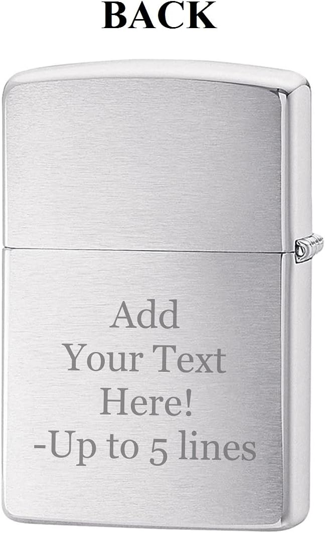 Zippo Lighter-Personalized Custom Message Engraved on Backside Cowboy Hat and Rope Westerns Windproof Lighter Resting Cowboy 24879