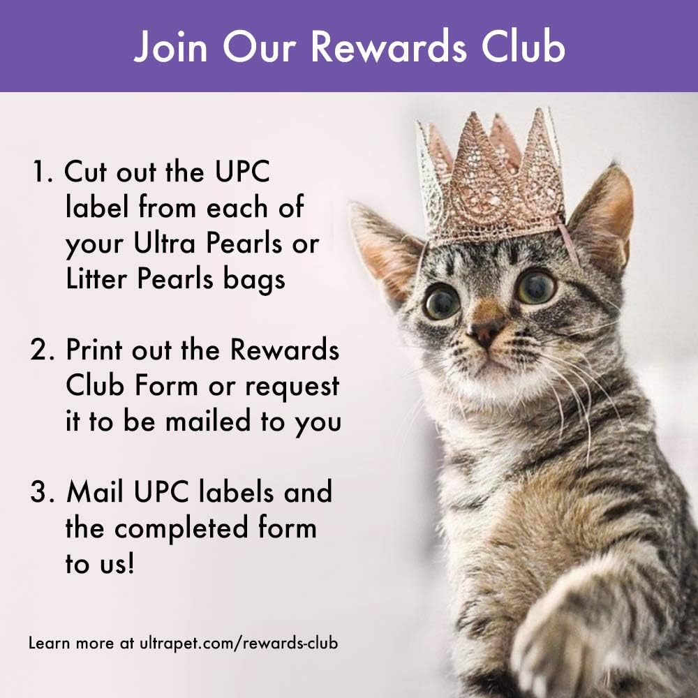 Ultra by Cat's Pride Clumping Micro Crystals Litter, Fragrance Free, 5lb