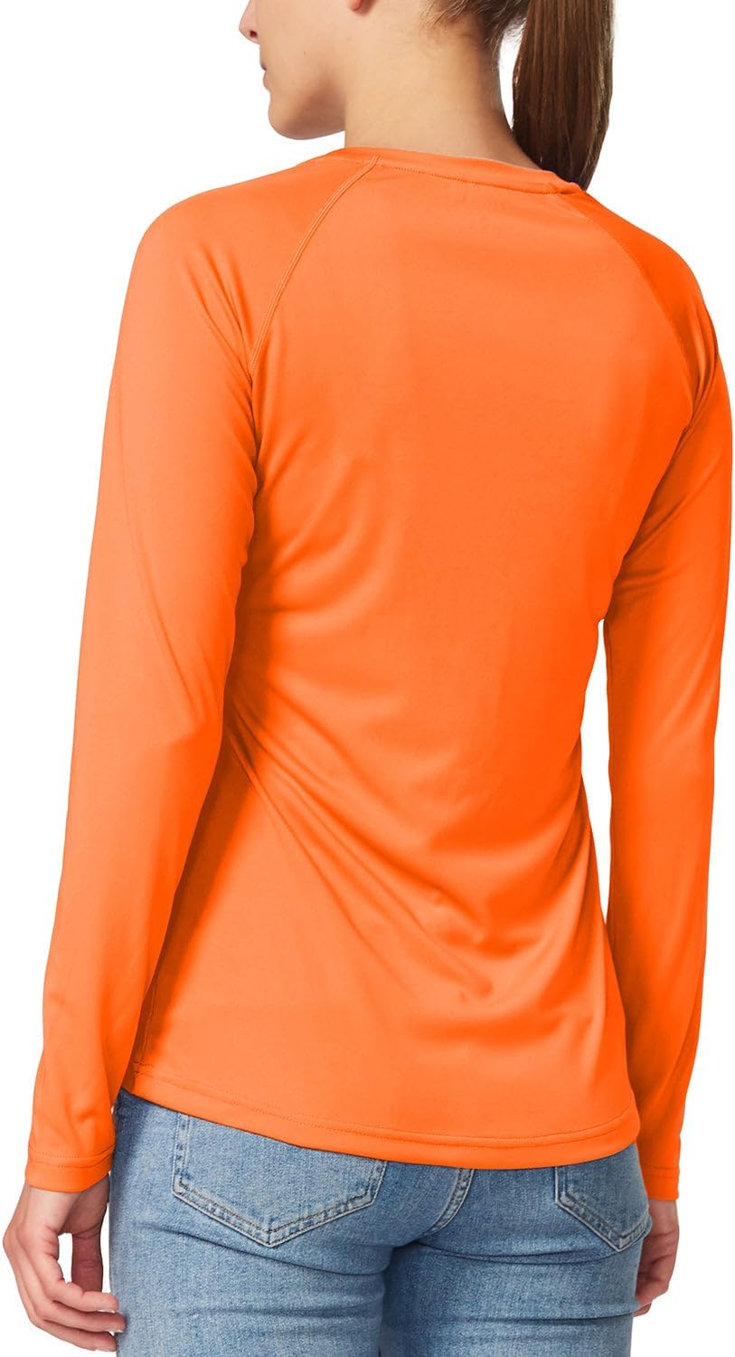baleaf Women's UPF 50+ Sun Shirts Long Sleeve Stretchy Quick Dry | Lightweight, Rash Guard, UPF 50+ Sun Protection, Breathable Comfort material for Hking Workout, Excellent for hot weather