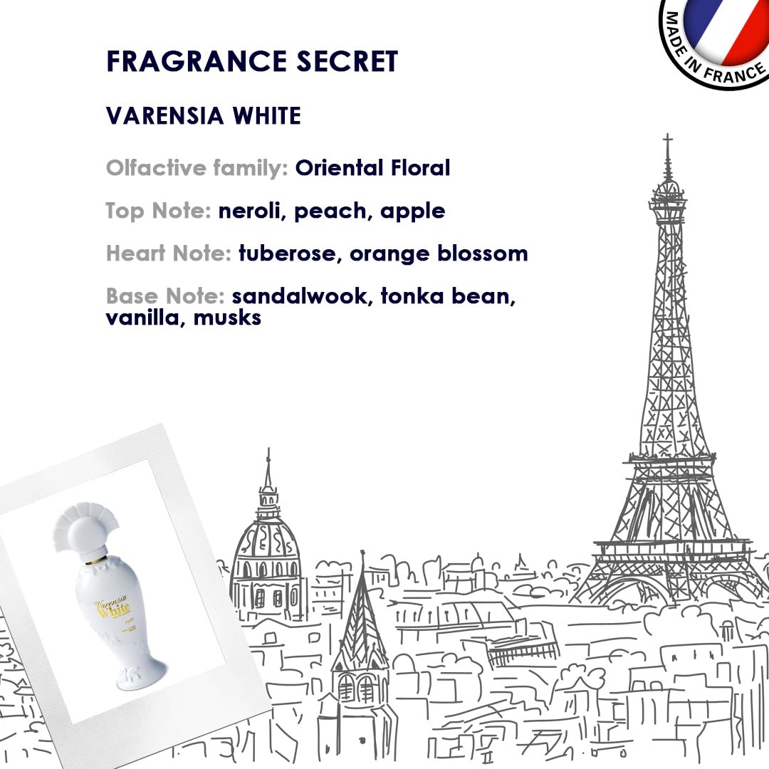VARENSIA WHITE by Ulric de Varens, DEODORANT SPRAY 4.2 OZ
