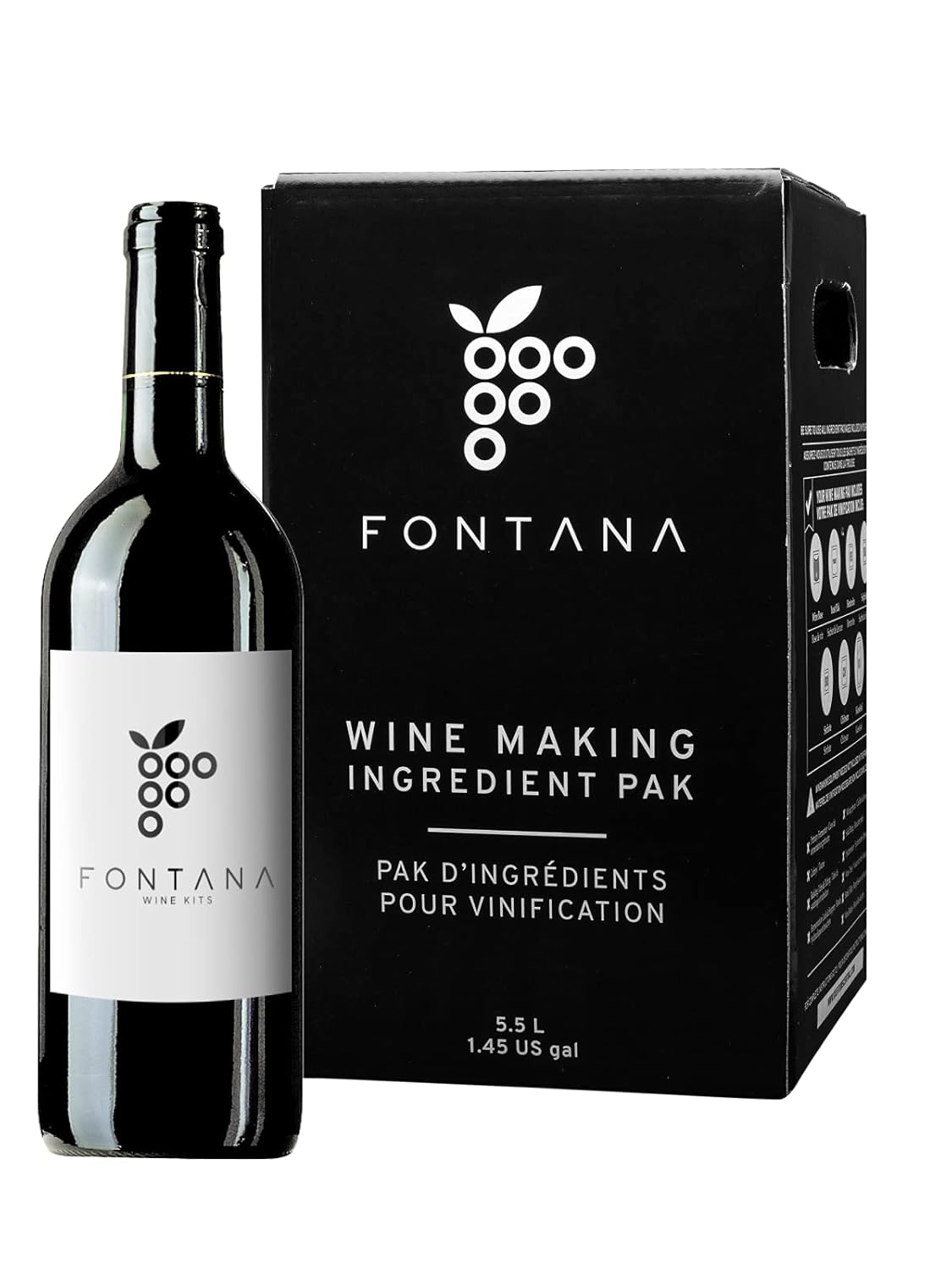Fontana French Cabernet Sauvignon Wine Making Kit | 6 Gallon Wine Kit