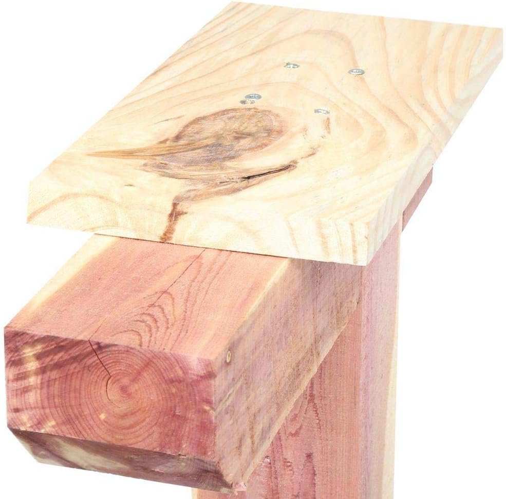 Gibraltar Mailboxes Cedar Drive-In Aromatic Cedar Wood, Mailbox Post, DPK00000