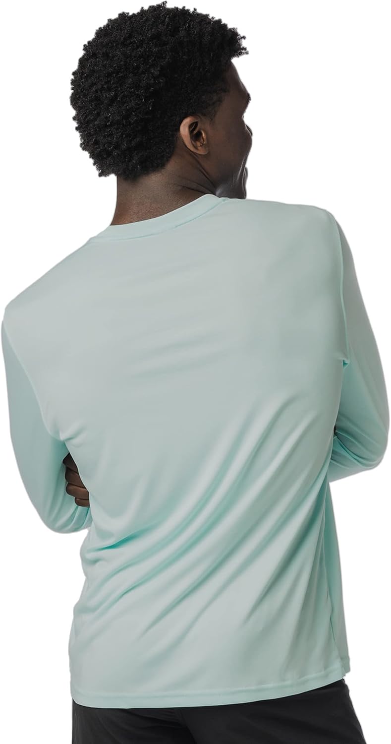 Vapor Apparel Men's Outdoor UPF 50+ Long Sleeve T-Shirt, UV Sun Protection for Fishing, Running, Hiking, Swimming