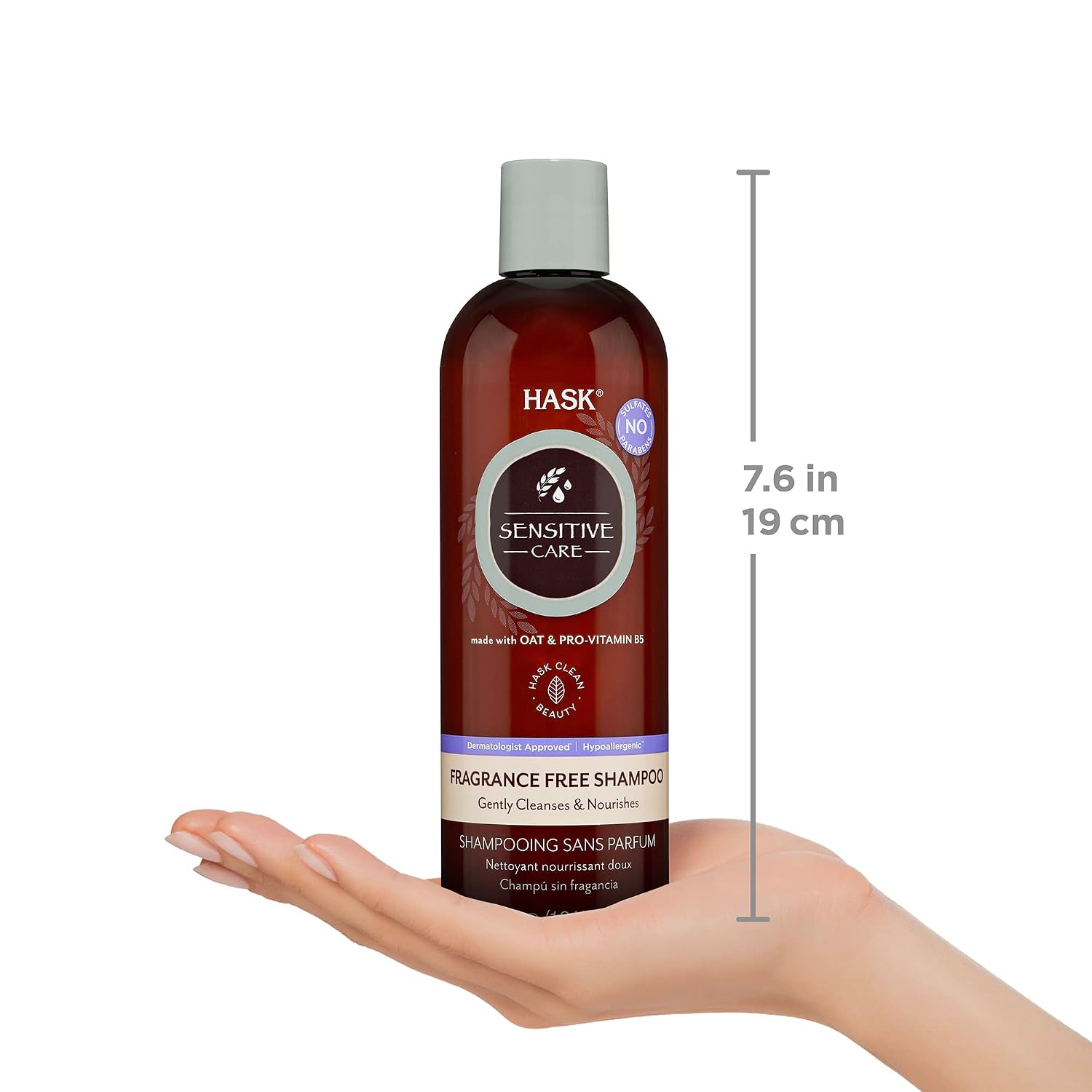 HASK Biotin Boost Thickening Shampoo + Conditioner Set | Adds Fullness, Strengthens, Volumizes, Sulfate-Free, Paraben-Free, Gluten-Free, Color Safe | 12oz each