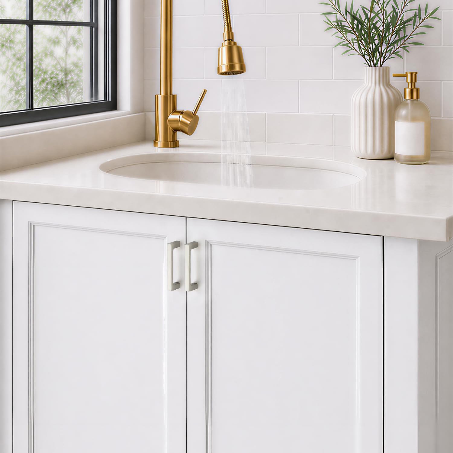 Ravinte Matte Black Kitchen Cabinet Handles 3 Inch Pulls 10 Pack