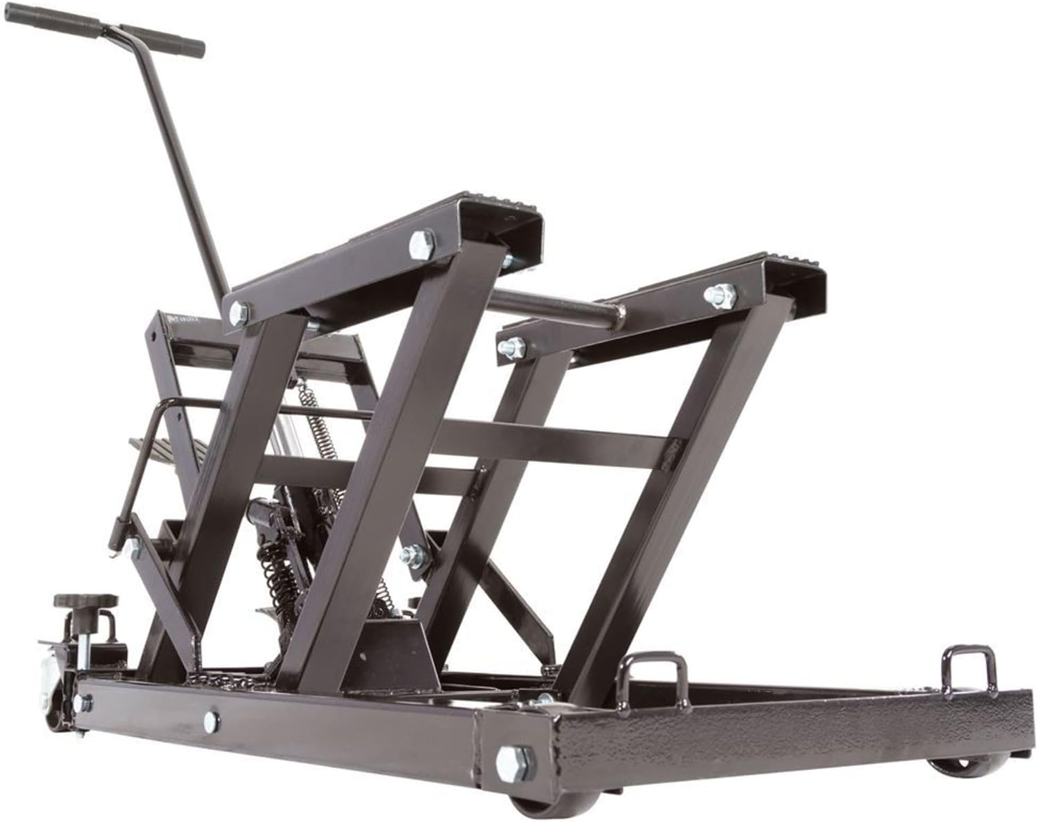 Black Widow Motorcycle or ATV Lift Jack Stand Hydraulic, Steel, 1,500 lb