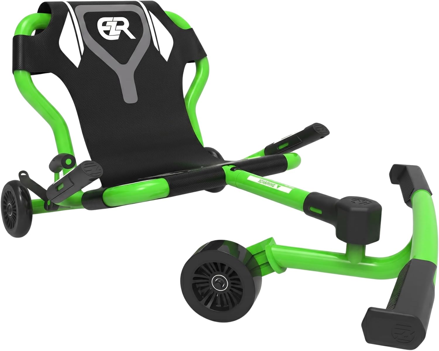 EzyRoller Classic X Ride On Toy for Kids, Ages 3-12, Up to 154 lbs - Black