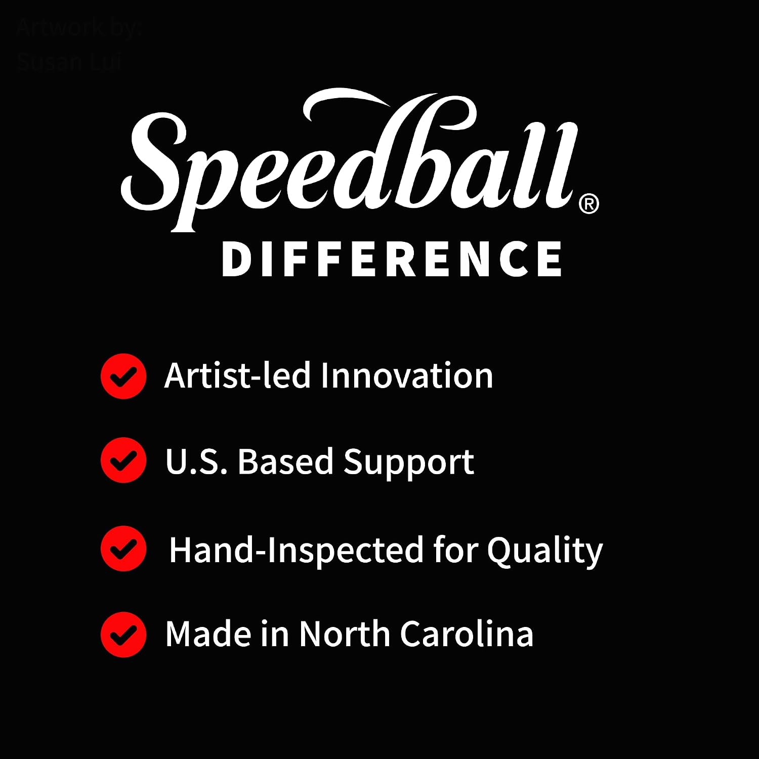 Speedball C-Series Lettering Pen Set, Left-handed - 1 Penholder w/ 6 Nibs