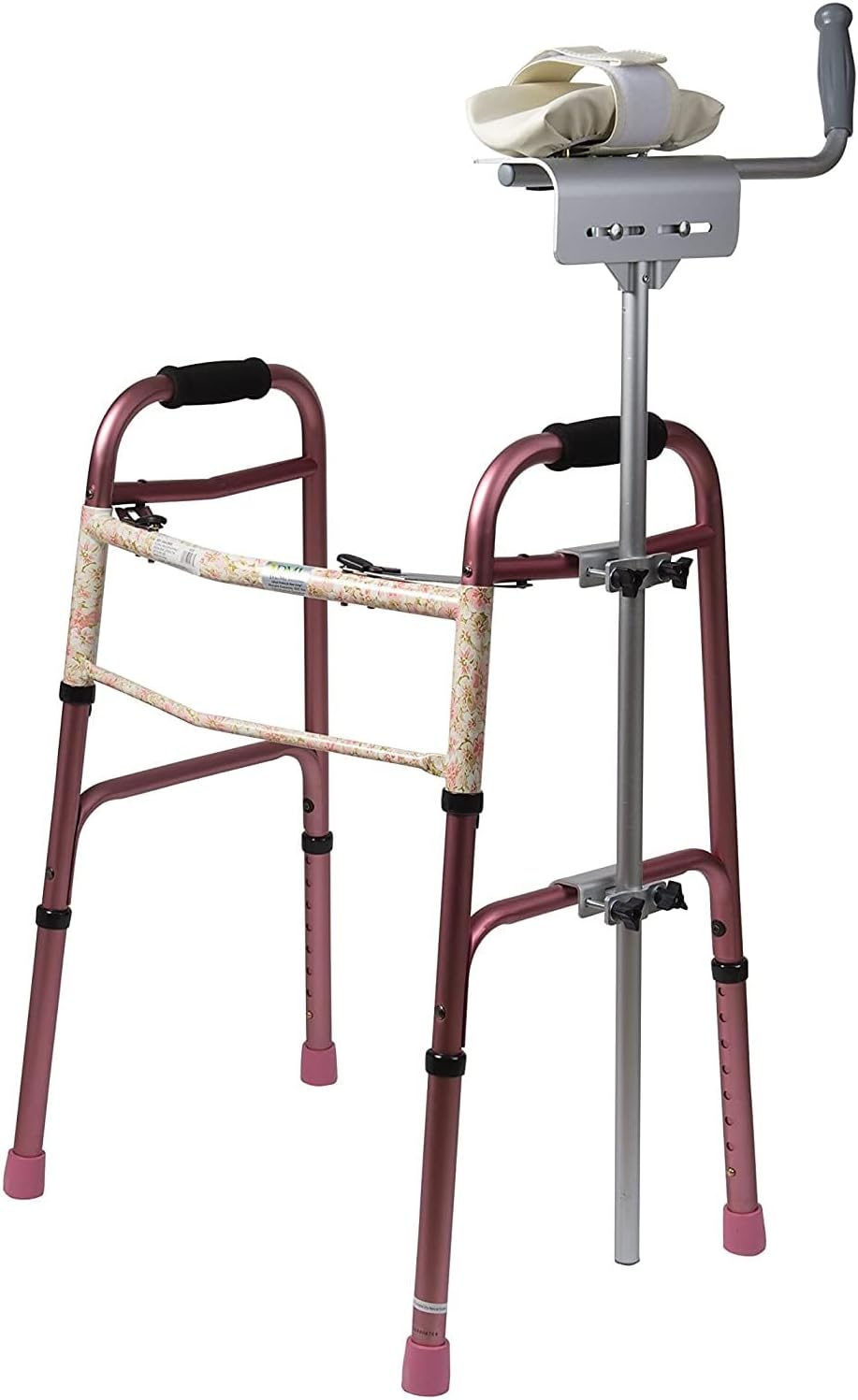 MABIS Walker Platform Attachment With Adjustable Padded Cuff, No Tools Needed, Attaches to Most Walkers, FSA and HSA Eligible