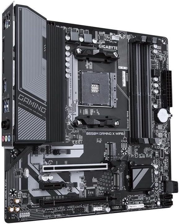 NEWEGG Motherboard CPU Memory Combo - B550M Micro ATX Motherboard Bundle with Ryzen 5 5500 6-Core 3.6 GHz CPU and 16GB (2 x 8GB) 288-Pin PC RAM DDR4 3600 Desktop Memory