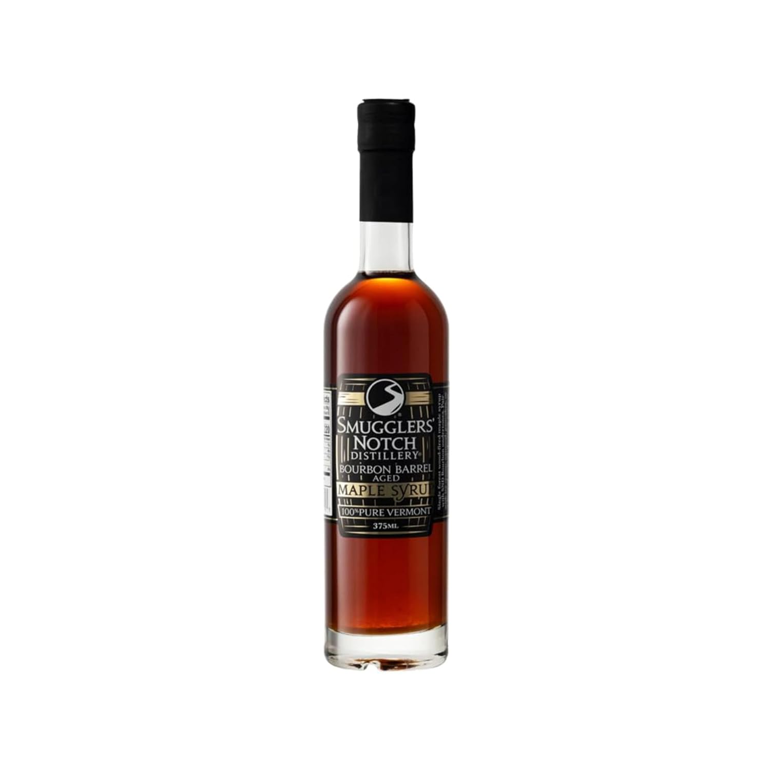 Smugglers’ Notch Maple Works – Bourbon Barrel Aged – 100% Pure Vermont Maple Syrup – Natural Sweetener & Gluten Free – Rich Taste – Waffles and Pancakes, Cocktails, Marinades, 3.38 Fl Oz. (100 mL)
