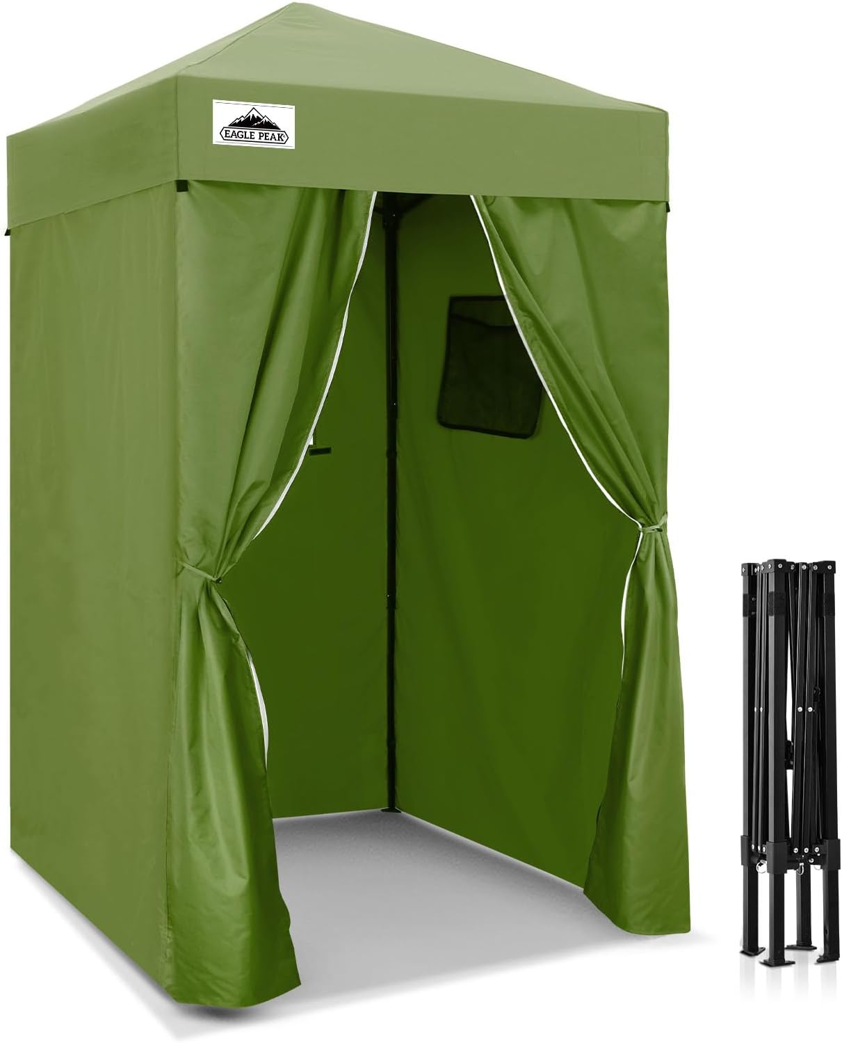 EAGLE PEAK 4x4 Pop Up Changing Tent, Outdoor Changing Room, Gray/White