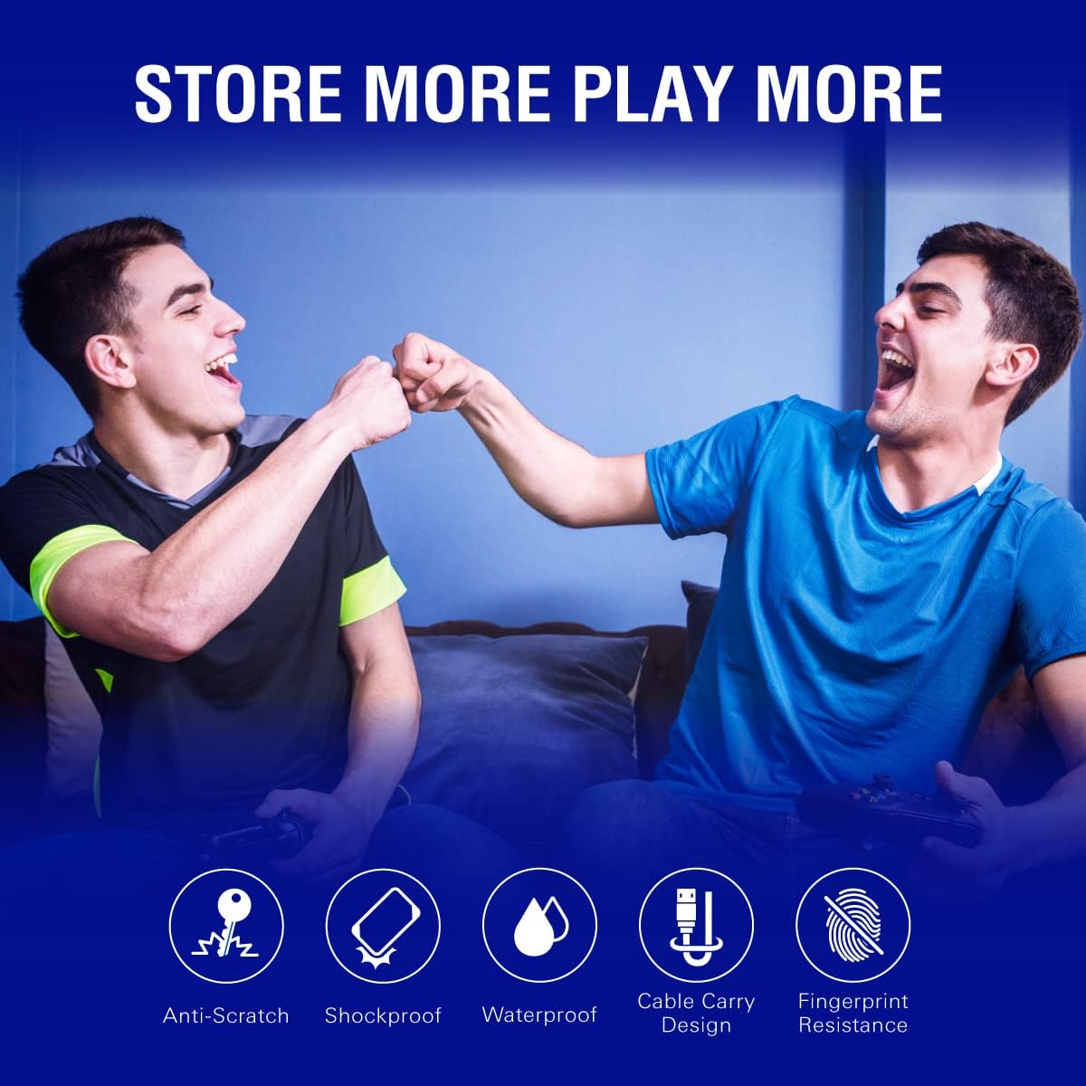 Silicon Power 2TB External Portable Hard Drive A62, Compatible with PS4 Xbox One PC and Mac