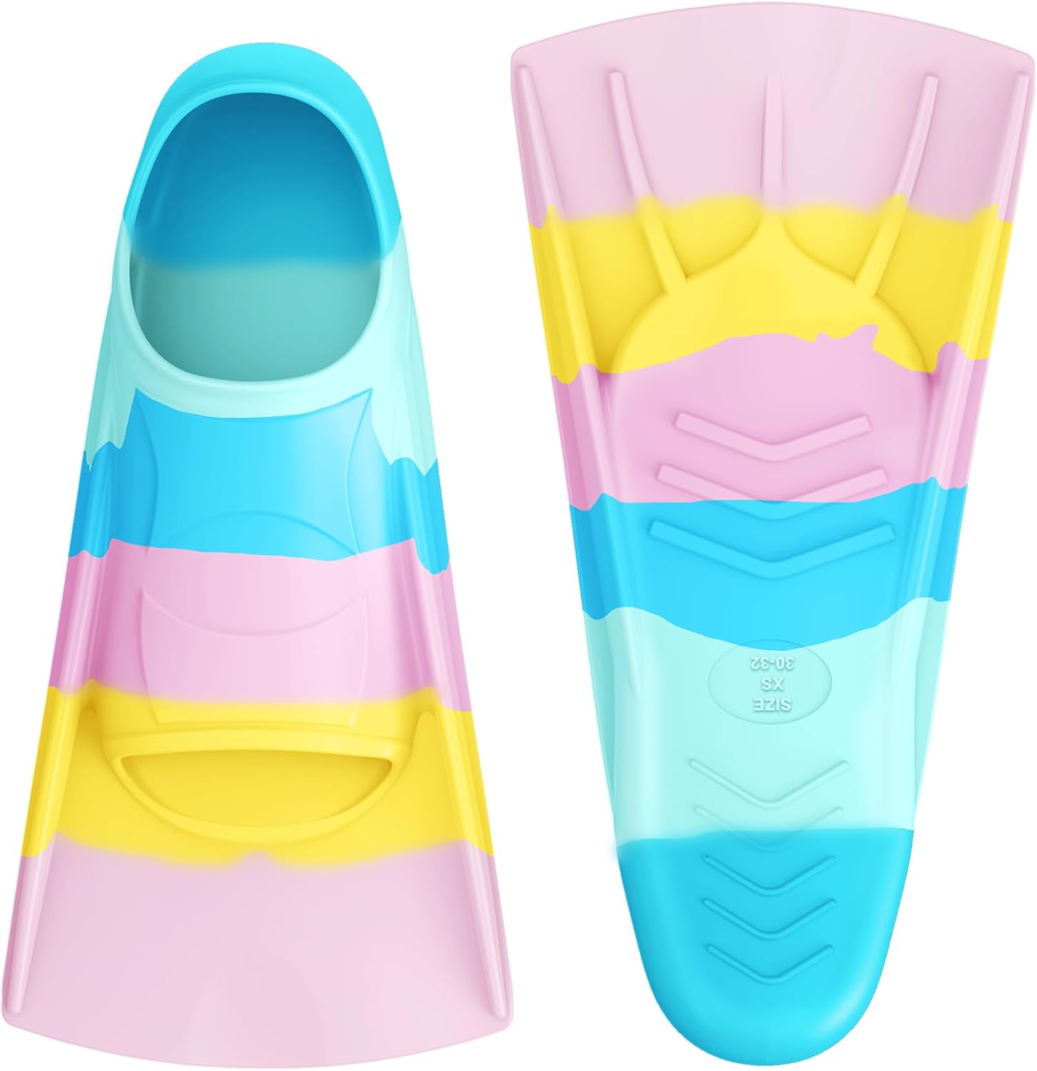Gintenco Swim Fins, Adults & Kids Swim Training Fins for Lap Swimming