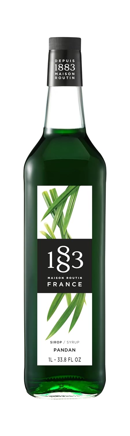 1883 Maple Syrup for Drinks, Made in France, 1 Liter Glass Bottle