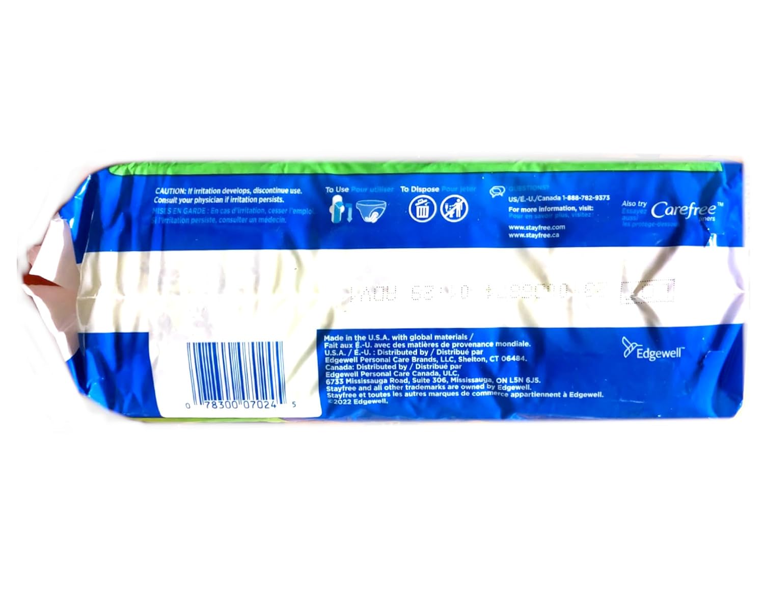 Stayfree Super Maxi Pads, Heavy Protection, 24 ct (X301272100)