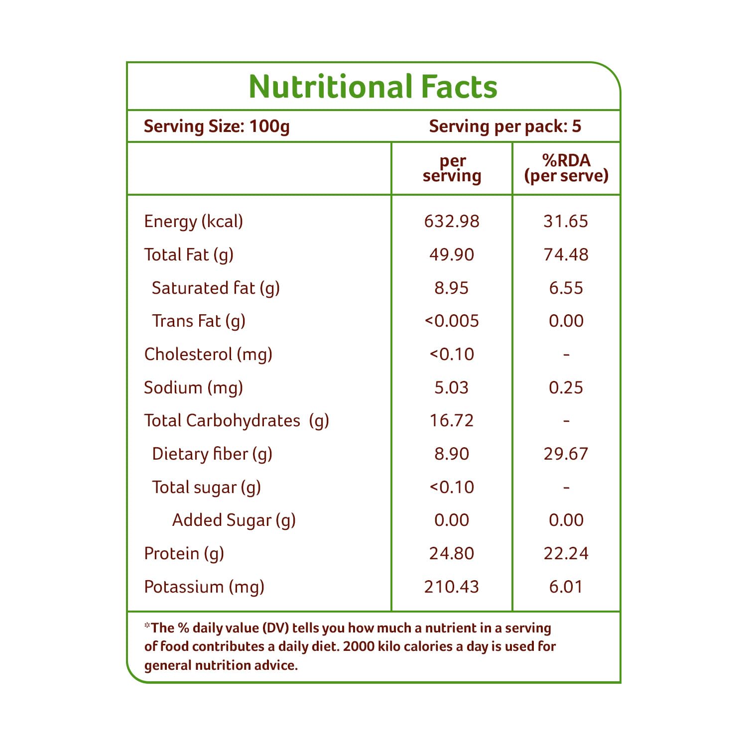 Organic Groundnuts/Peanuts, 500 Grms Certified By USDA