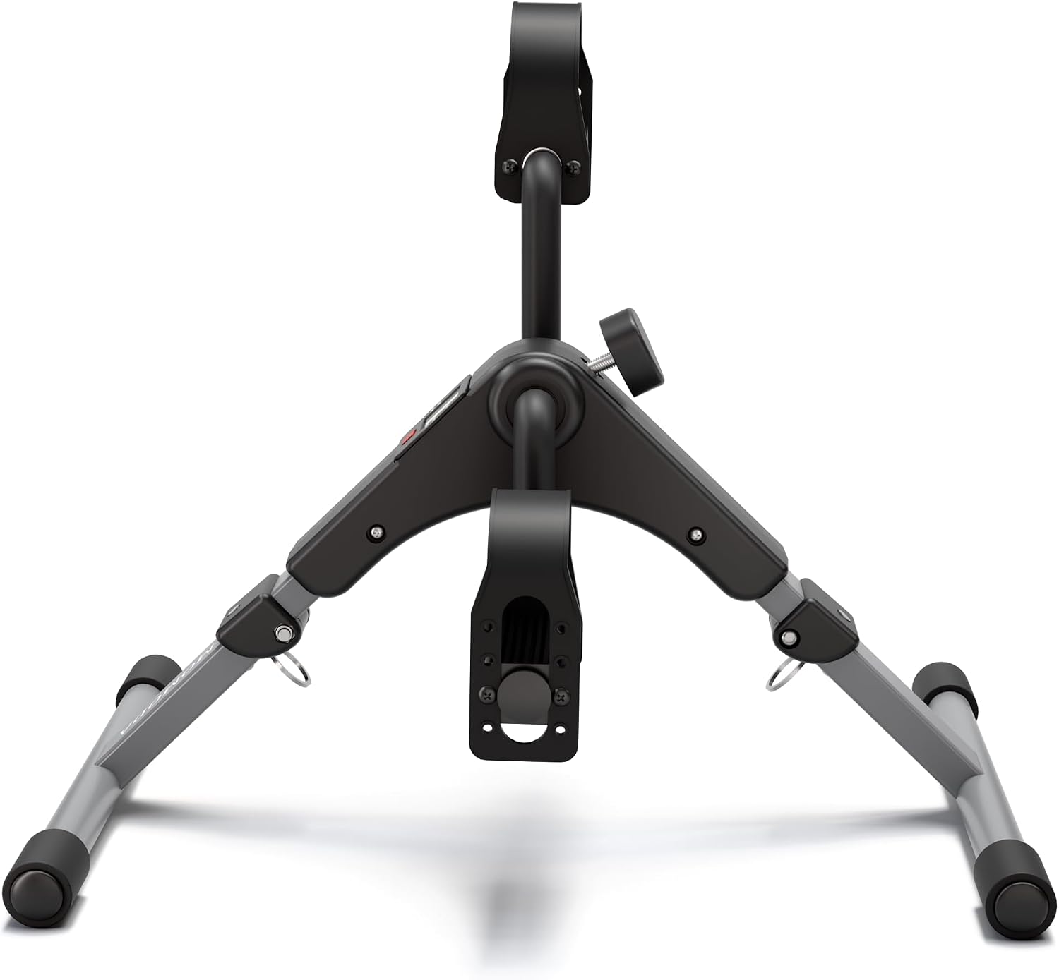 Pedal Exerciser Desk Exercise Bike Leg and Arm Exercise Bike with LCD Monitor Foldable and Porable (Black/Grey)