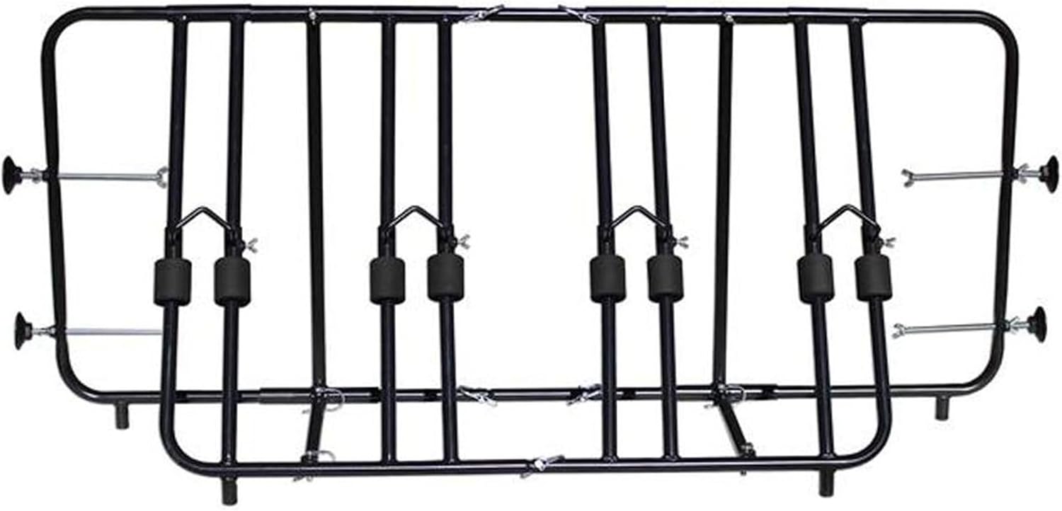 Titan Ramps Truck Bed Adjustable Steel Bike Rack for Up to 4 Bikes - Fits Most Makes/Models