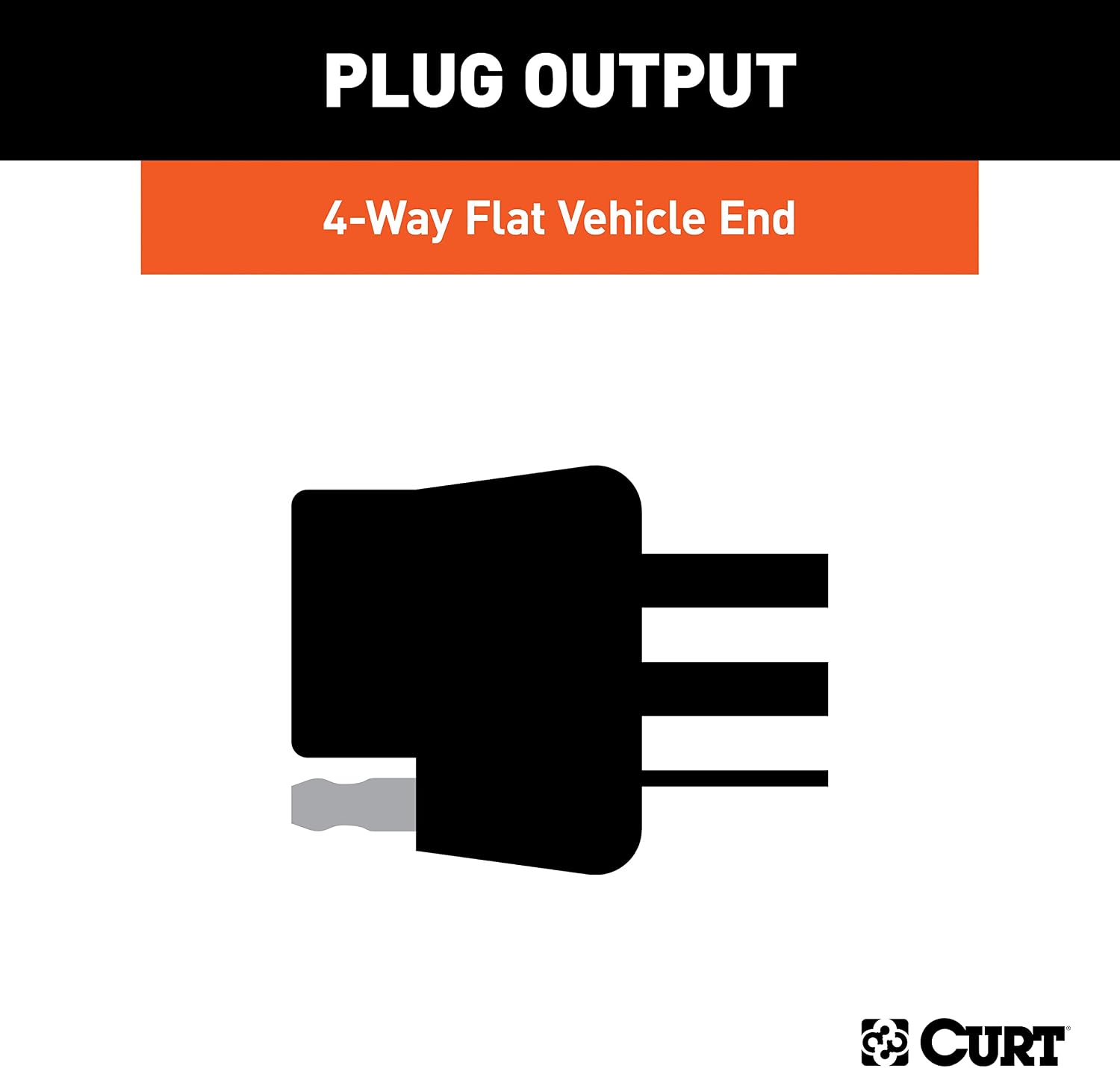 CURT 55315 Vehicle-Side Custom 4-Pin Trailer Wiring Harness for Select Chevrolet, GMC Pickup Trucks