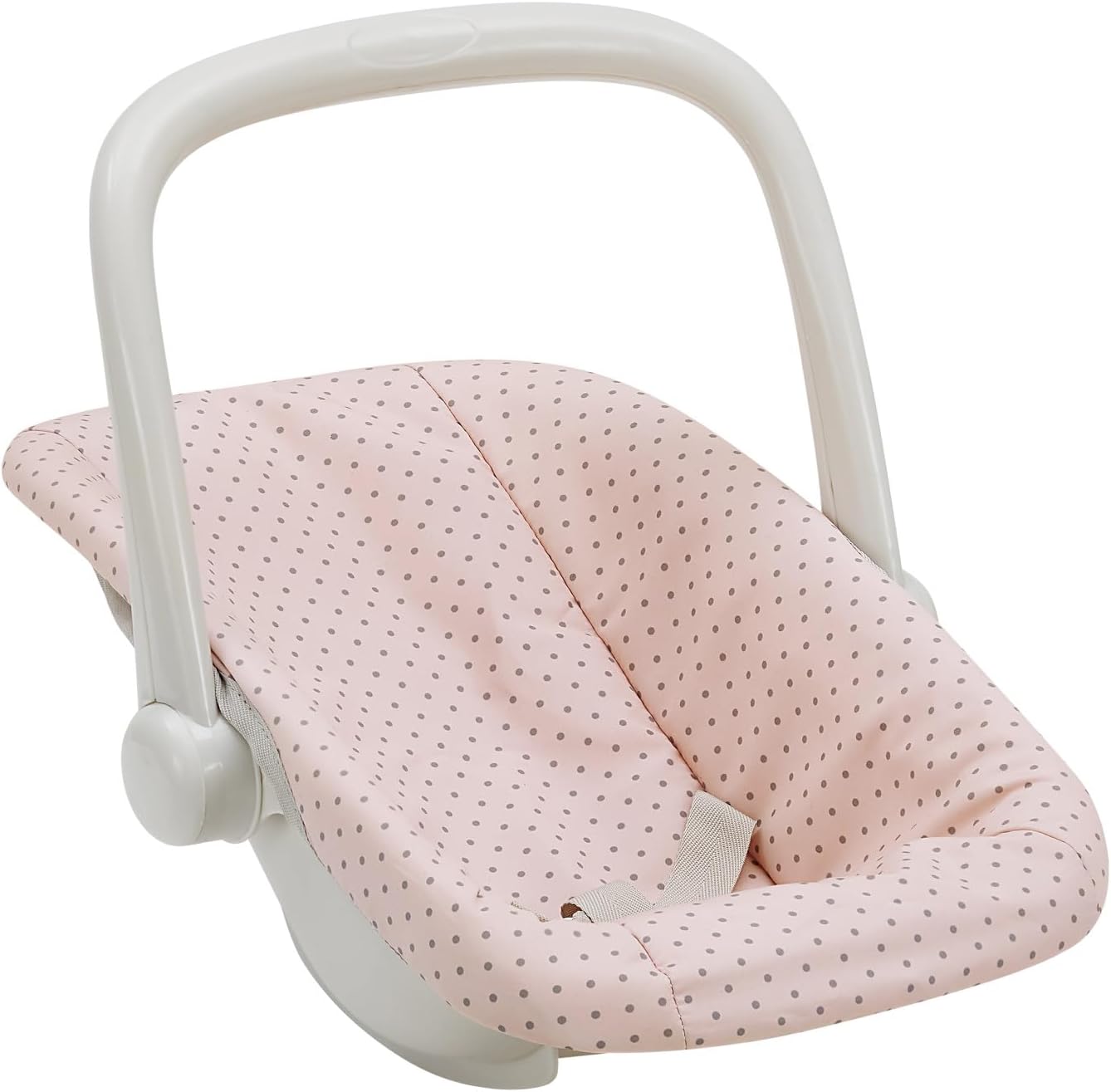 Olivia's Little World Doll Jogging-Style Stroller with Canopy, Storage Underneath, Pink and Cream and Gray | Canopy, Storage Underneath