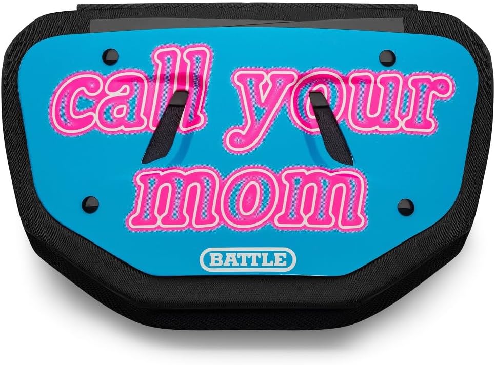 Battle Sports Novelty Football Back Plate, Kids, Adults