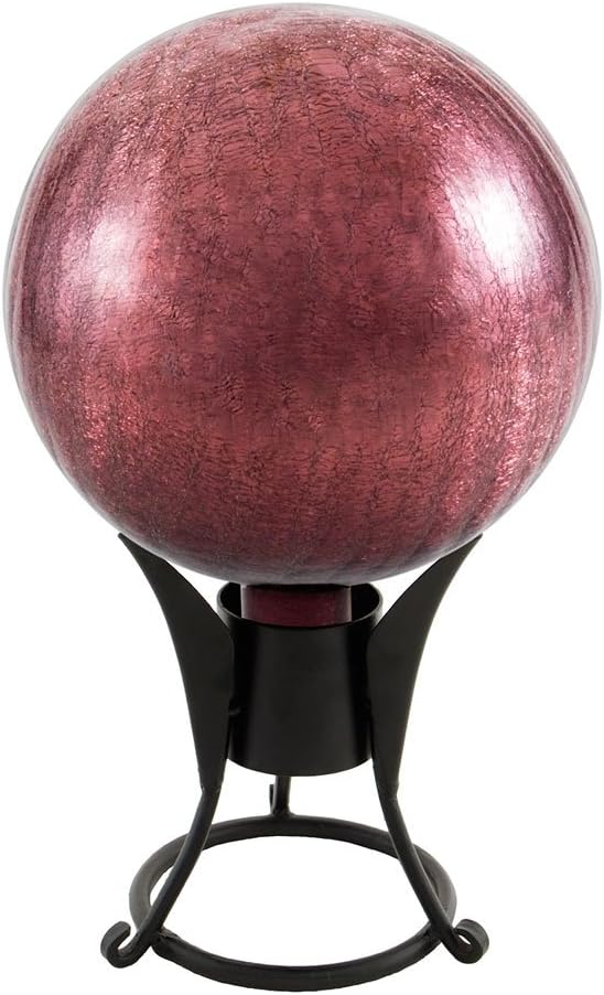 Achla Designs G10-FG-C Gazing, Fern Green 10 inch Glass Garden Globe Ball Sphere, 10