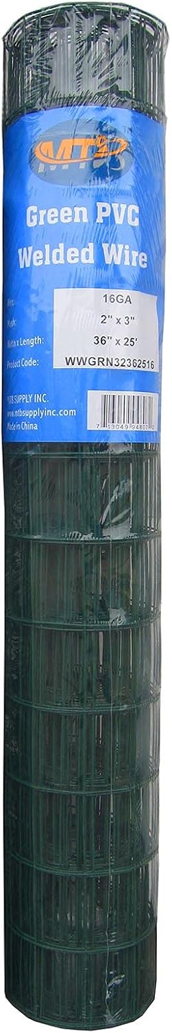 16GA Galvanized 48in x 50ft-3in x 2in Welded Wire Mesh Garden Economy Fence