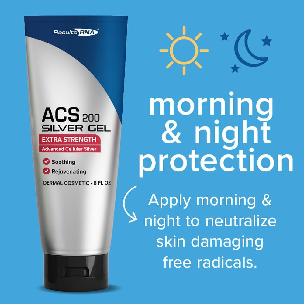 Results RNA - ACS 200 Silver-Glutathione Gel – Advanced Cellular Colloidal Silver Gel for Wound Care & Superior Dermal Healing. Clinically Proven (2 oz - 30 Day)