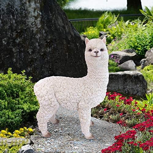 Design Toscano The Alpacalypse of Alpaca Garden Statues: Large
